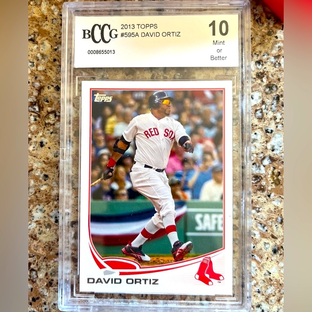 Topps trading card. 2013 David Ortiz. Graded